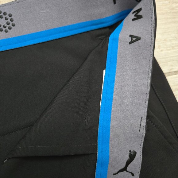 Puma Performance Stretch Golf Shorts Men's Black Grip Waistband Links Preppy 34 - Picture 6 of 7